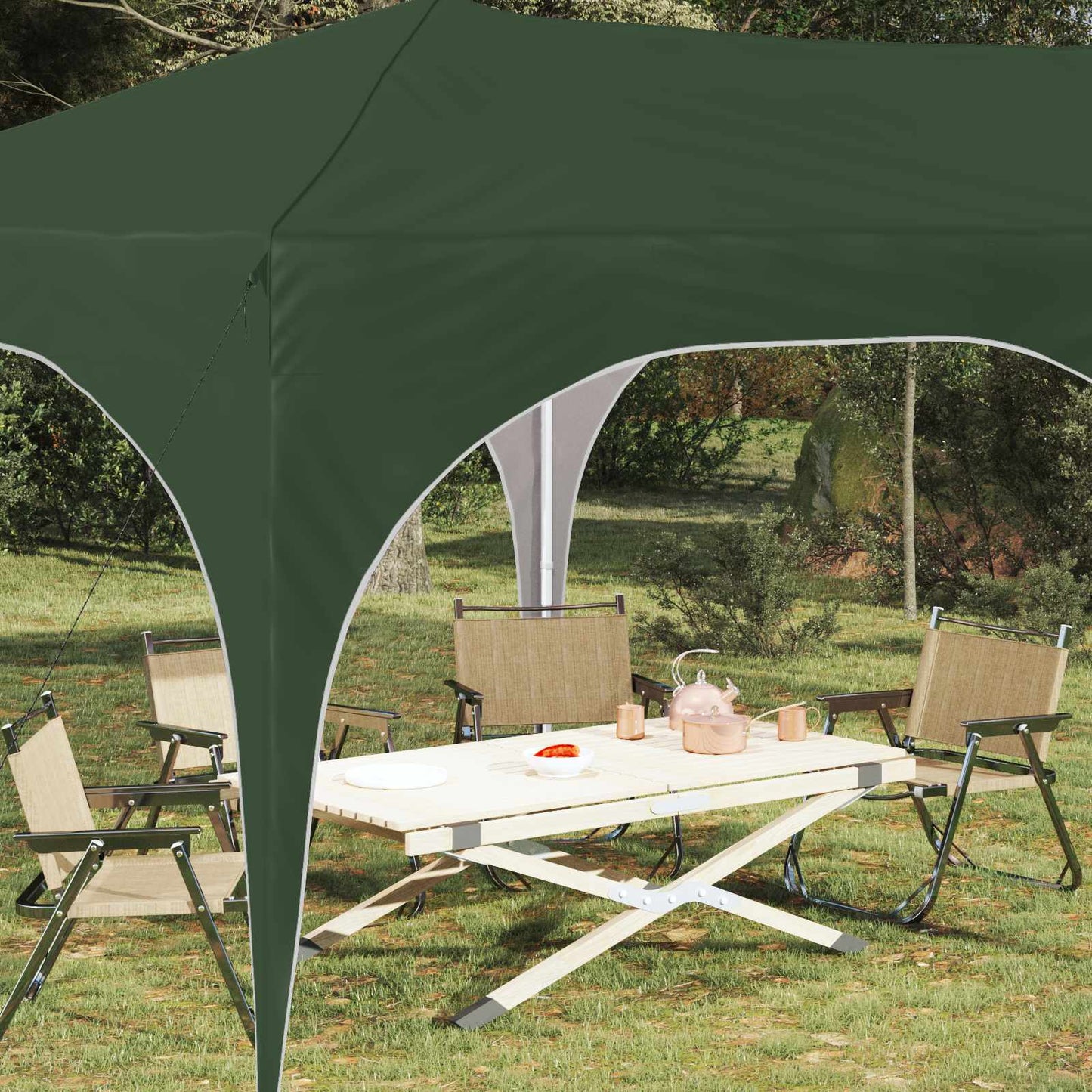 Tenda per feste a pop-up Verde 575 x 288 x 245 cm | homemem39