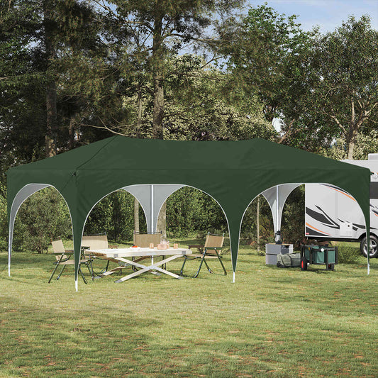 Tenda per feste a pop-up Verde 575 x 288 x 245 cm | homemem39