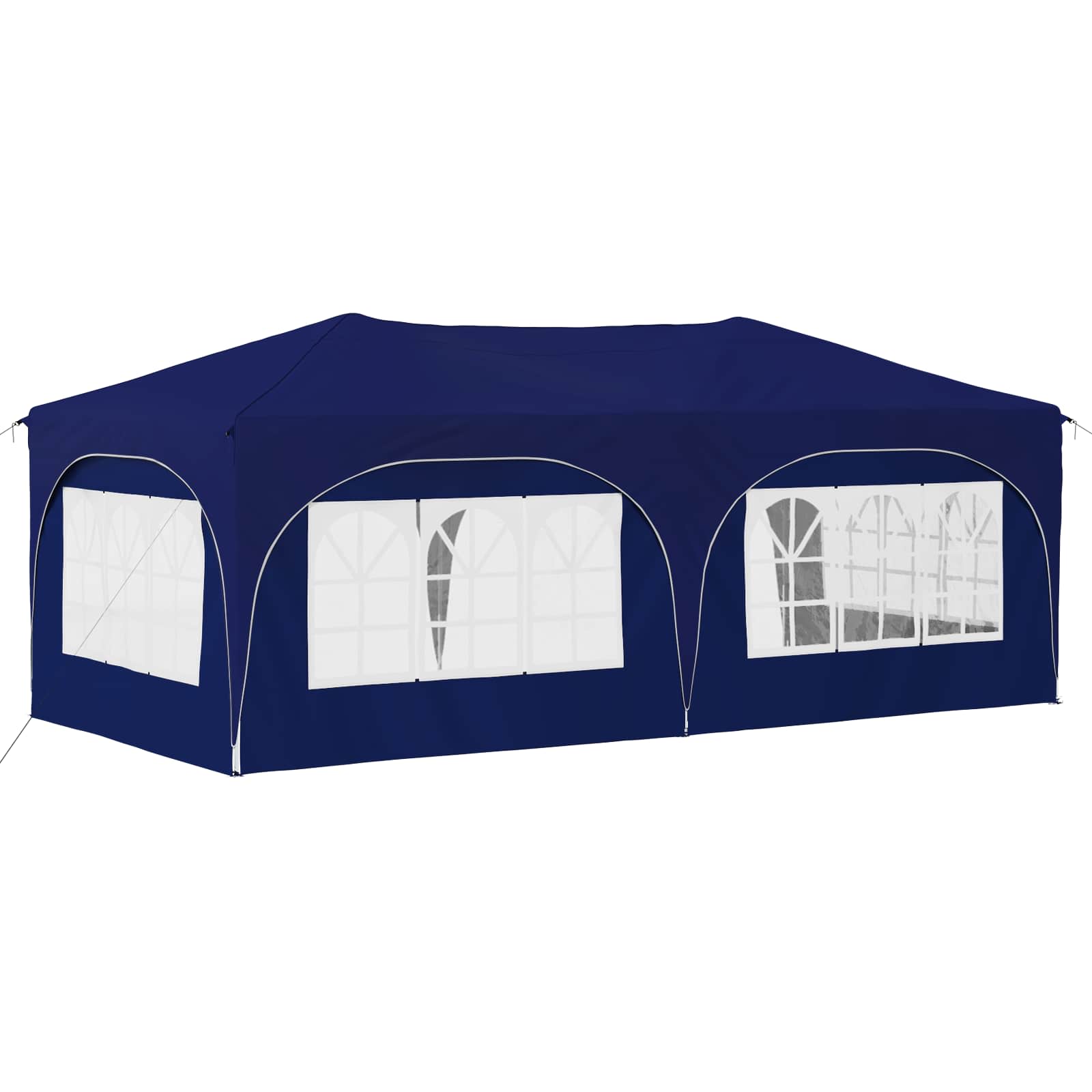 Tenda per feste a pop-up Blu 575 x 288 x 245 cm Tessuto Oxford | homemem39