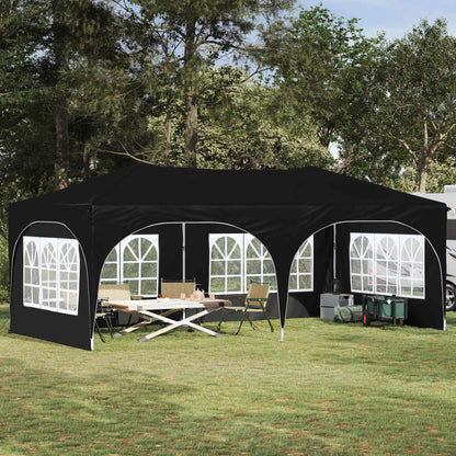 Tenda per feste a pop-up 575 x 288 x 245 cm Antracite