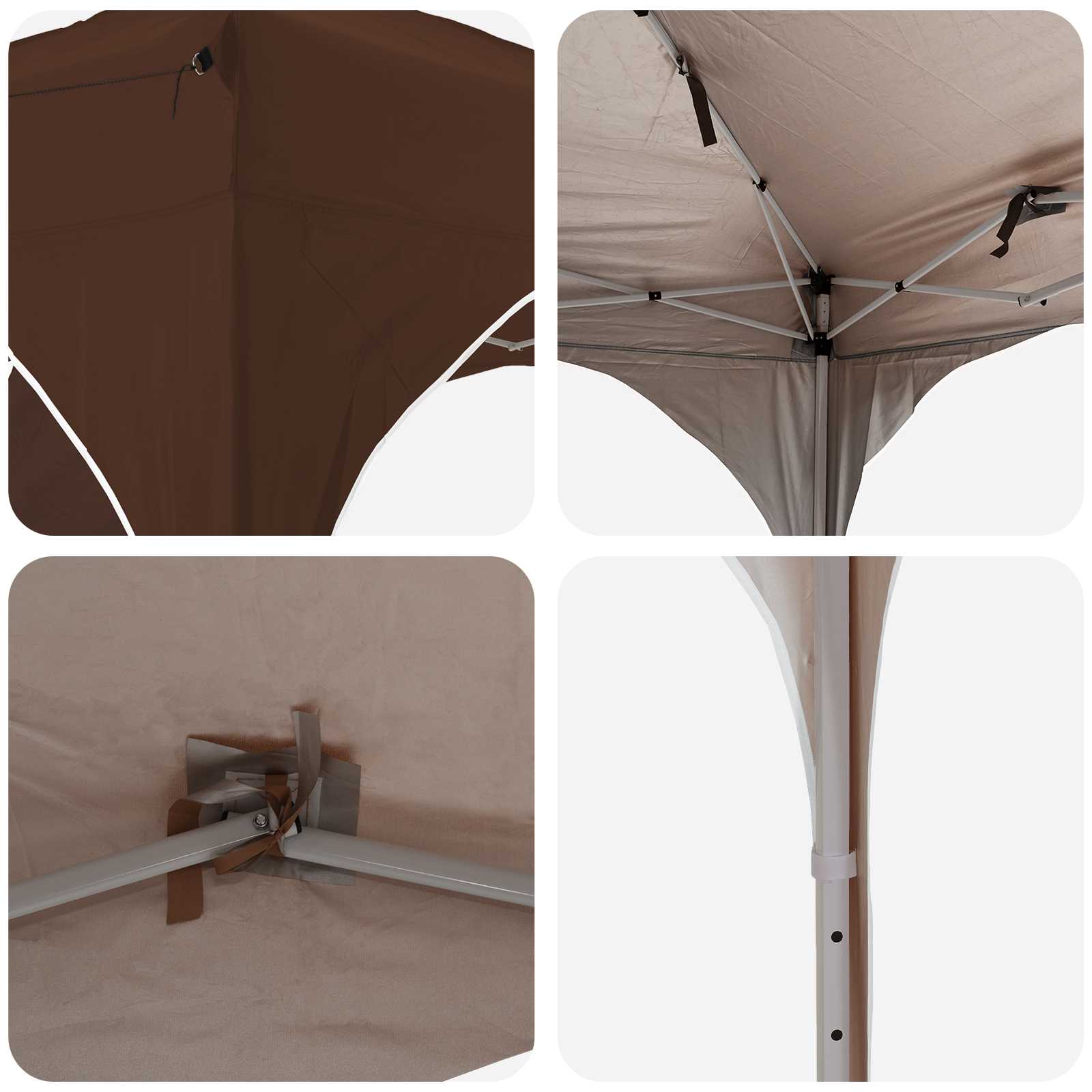 Tenda per feste a pop-up Marrone 575 x 288 x 245 cm | homemem39