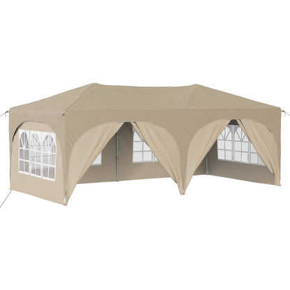 Tenda per feste a pop-up Crema 575 x 288 x 245 cm | homemem39
