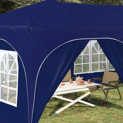 Tenda per feste a pop-up 575 x 288 x 245 cm Blu Tessuto Oxford