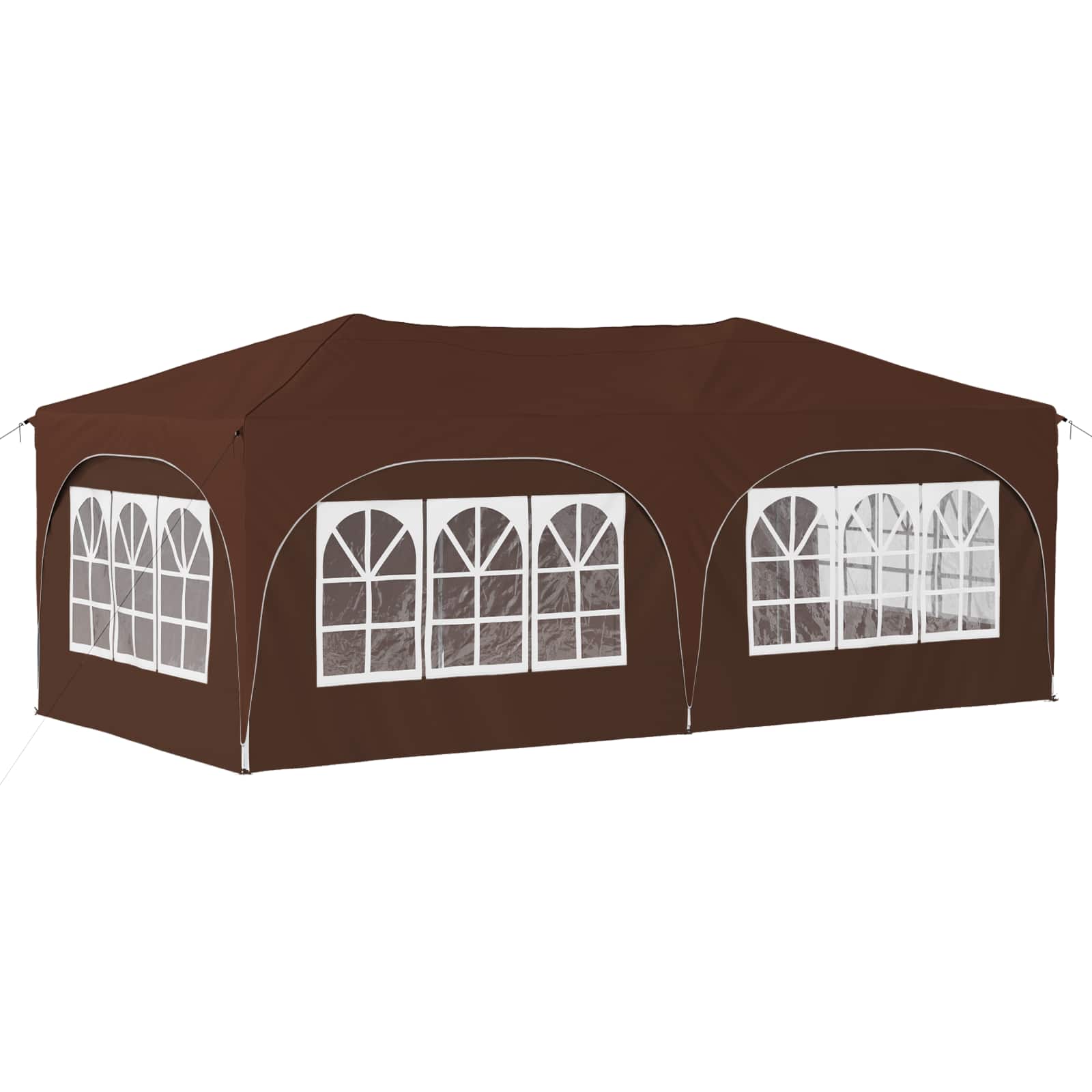 Tenda per feste a pop-up Marrone 575 x 288 x 245 cm | homemem39