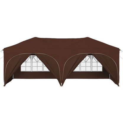 Tenda per feste a pop-up Marrone 575 x 288 x 245 cm | homemem39