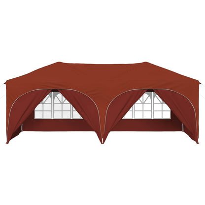 Tenda per feste a pop-up 575 x 288 x 245 cm Terracotta