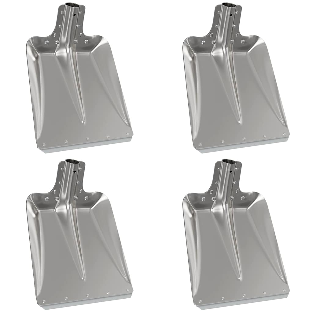 Testa di Pala 4 pcs Argento 43 x 32,5 cm Alluminio