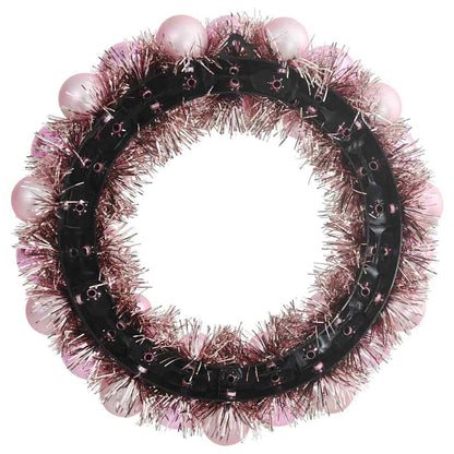 Corone di Palline di Natale 2 pcs Rosa 33 x 33 x 7 cm | homemem39
