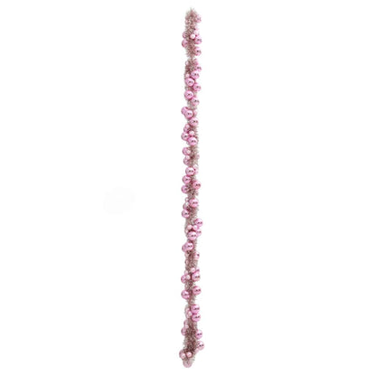 Ghirlanda di Palline di Natale Rosa 186 cm Polistirolo | homemem39