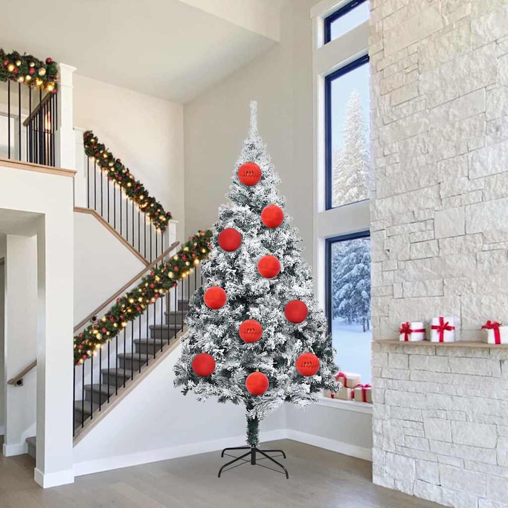 Set di palline di Natale XXL 3 pz Rosso Plastica | homemem39