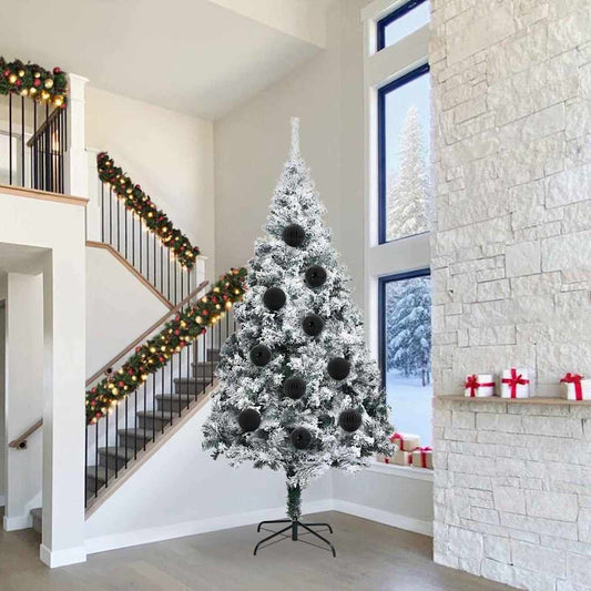 Set di Palle di Natale 4 pcs Nero XXL