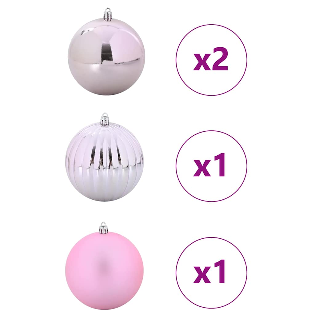 Set di Palle di Natale 4 pcs Rosa XXL