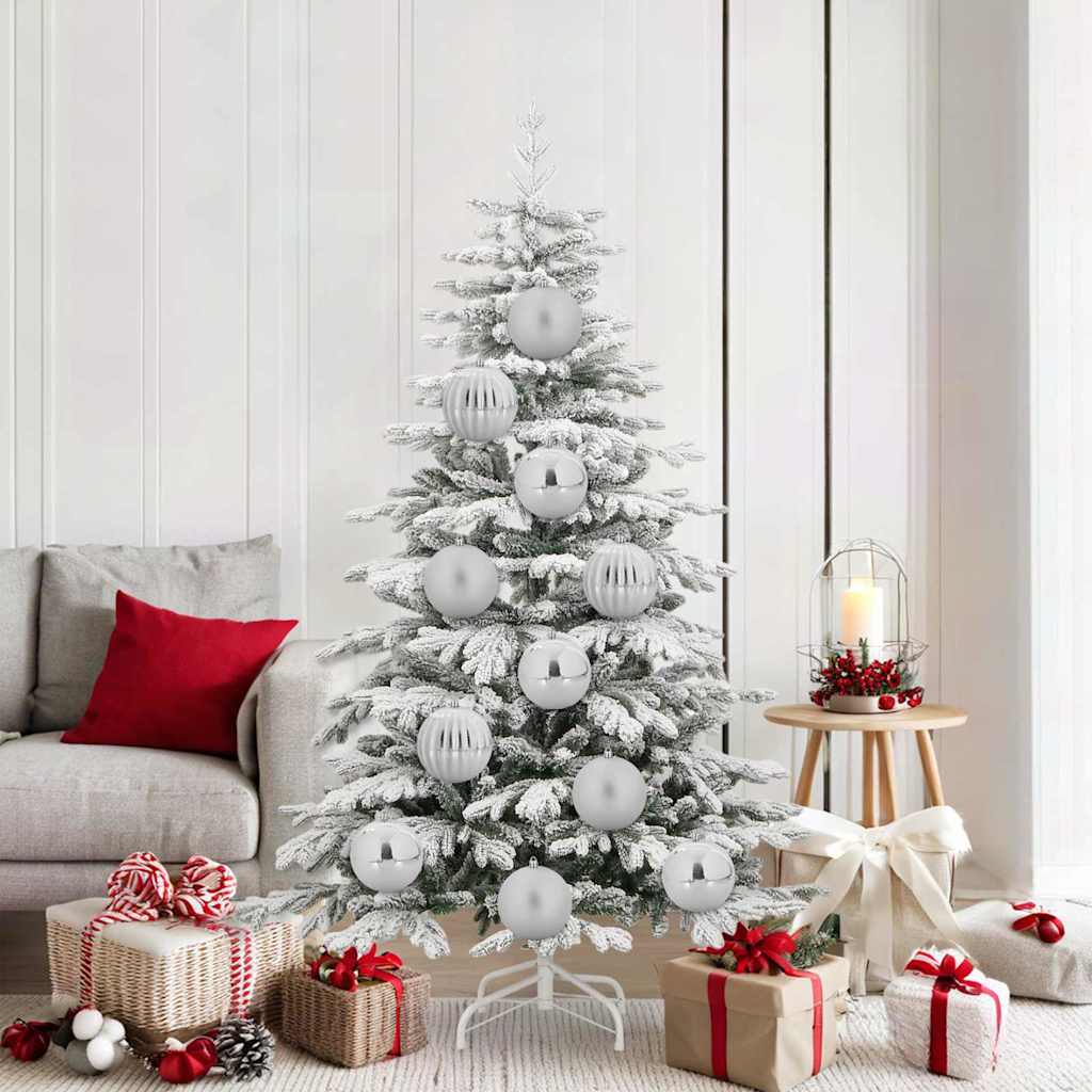 Set di palline di Natale XL 9 pz Argento Plastica | homemem39