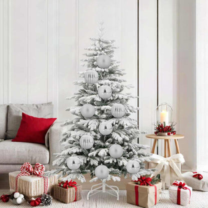 Set di palline di Natale XL 9 pz Argento Plastica | homemem39
