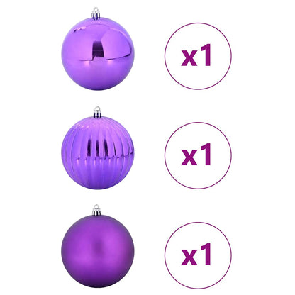 Set di Palle di Natale 3 pcs Lillà XXL