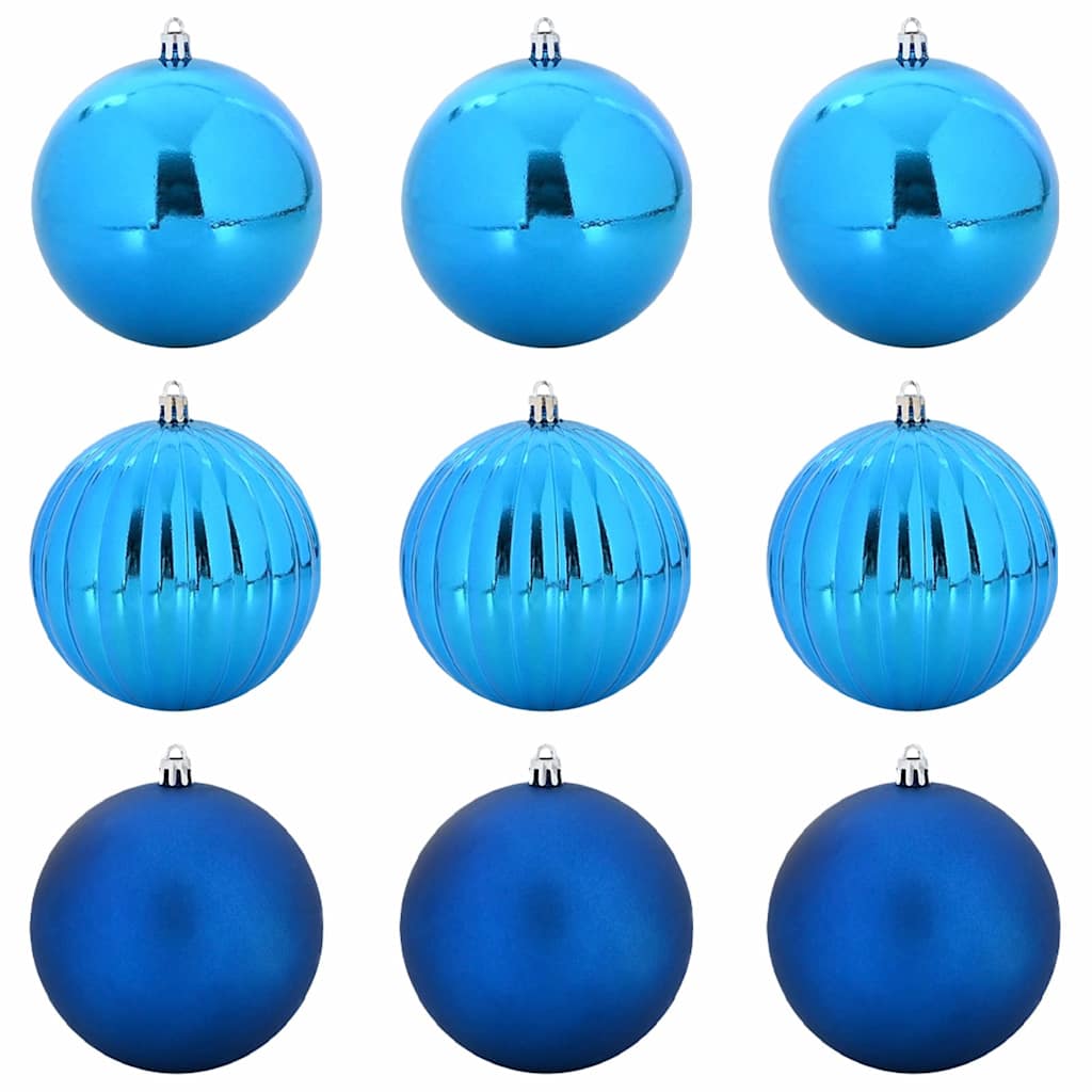 Set di palline di Natale XL 9 pcs Blu Plastica