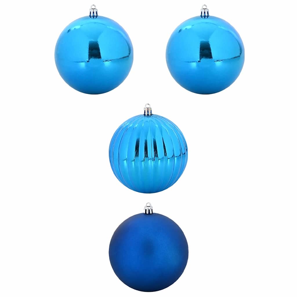 Set di palline di Natale XXL 4 pz Blu Plastica | homemem39