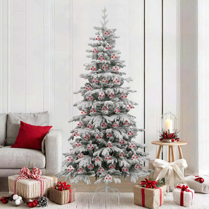 Set di Palle di Natale 100 pcs Trasparente Ø 8 cm | homemem39