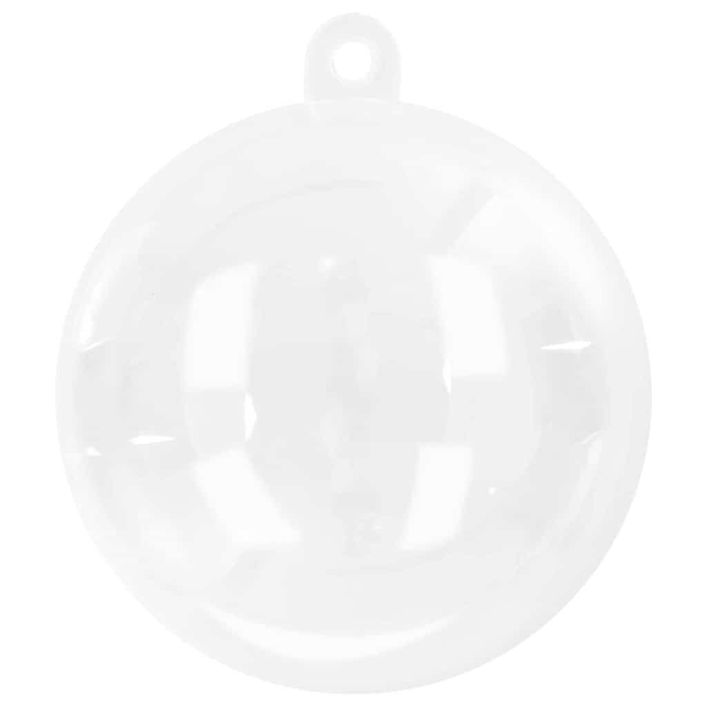 Set di Palle di Natale 100 pcs Trasparente Ø 10 cm | homemem39