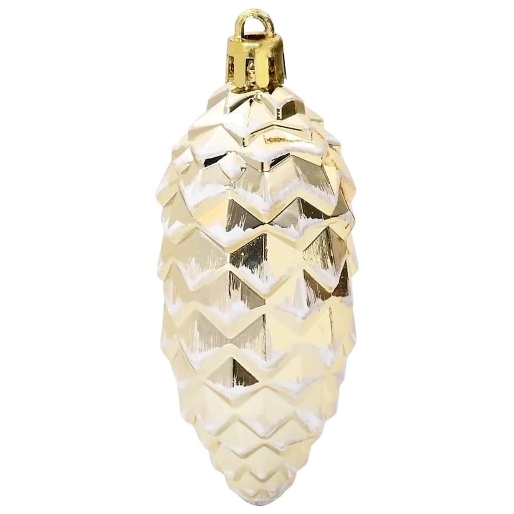 Palla di pino di Natale 40 pcs Oro Plastica | homemem39