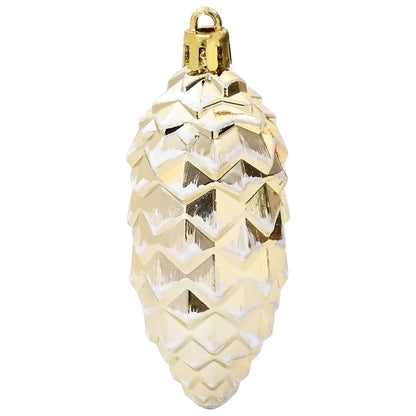 Palla di pino di Natale 40 pcs Oro Plastica | homemem39