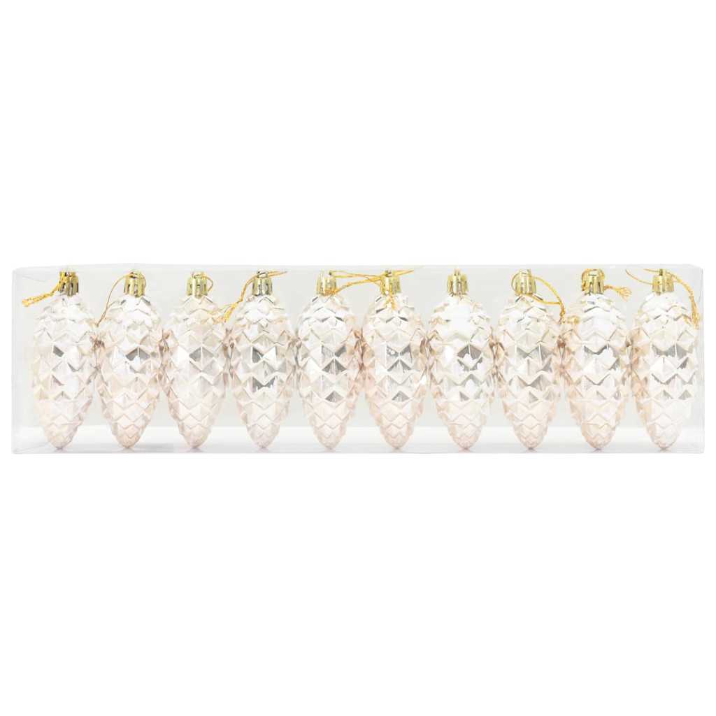 Palla di pino di Natale 40 pcs Champagne Plastica | homemem39