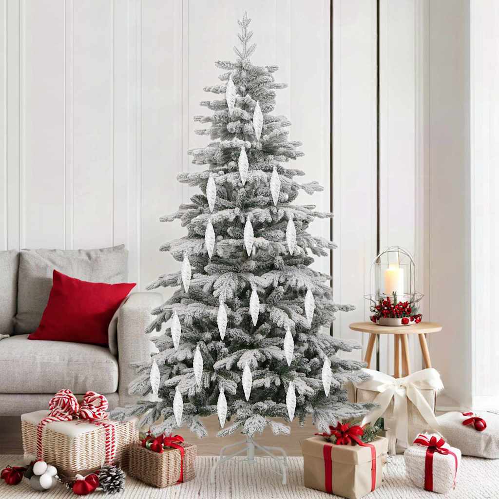 Palla a spirale di Natale 40 pcs Argento Plastica | homemem39