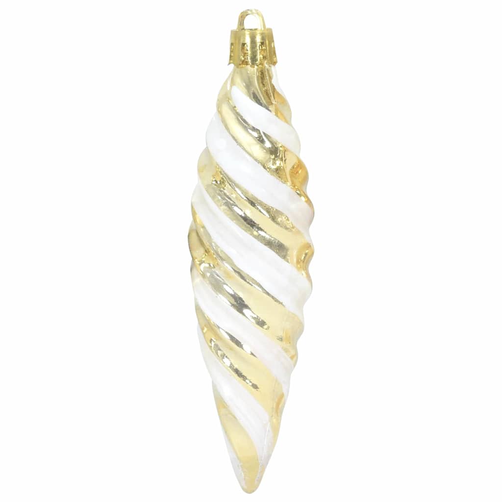 Palla a spirale di Natale 40 pcs Oro Plastica | homemem39