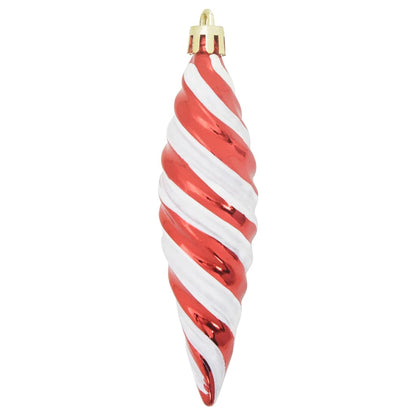 Palla a spirale di Natale 40 pcs Rosso Plastica | homemem39