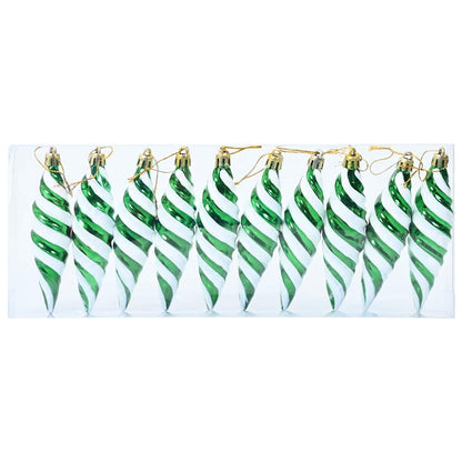 Palla a spirale di Natale 40 pcs Verde Plastica