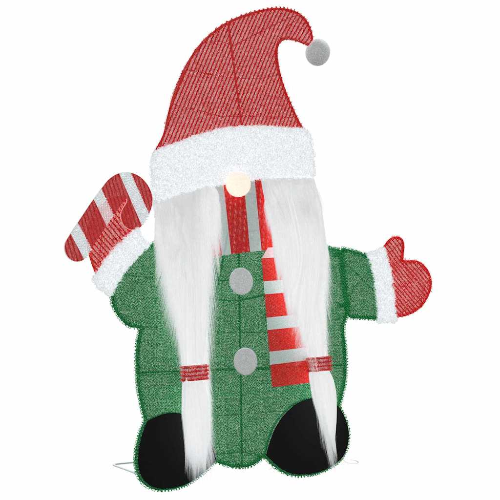 Gnomone Illuminato Bianco caldo 71 x 64 cm Tessuto di Lamè | homemem39