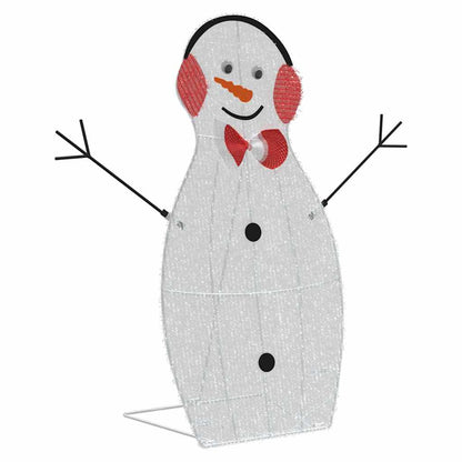 Familia di Pupazzi di Neve Illuminati 3 pcs Bianco caldo | homemem39