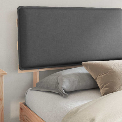 Letto con Testiera Rivestita Grigio scuro 180 x 200 cm | homemem39