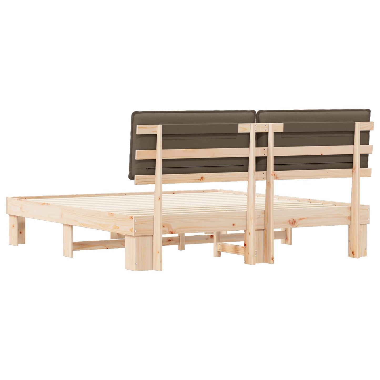 Letto con Testiera Rivestita Talpa 180 x 200 cm Pino massello | homemem39
