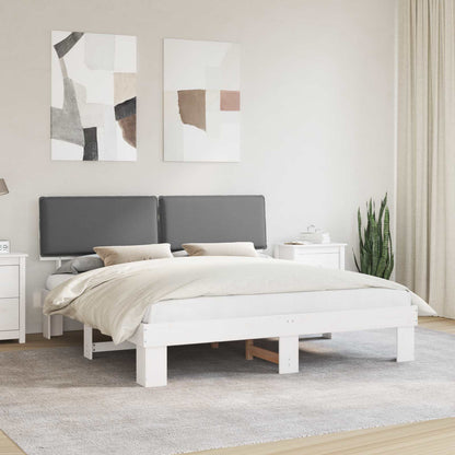 Letto con Testiera Rivestita Grigio chiaro 180 x 200 cm | homemem39