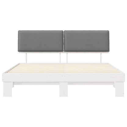 Letto con Testiera Rivestita Grigio chiaro 180 x 200 cm | homemem39
