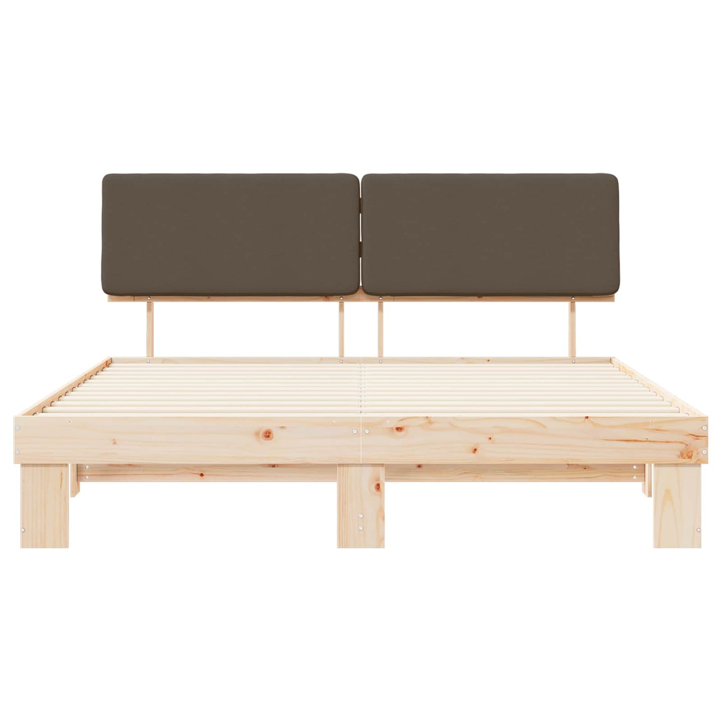 Letto con Testiera Rivestita Talpa 200 x 200 cm Pino massello | homemem39