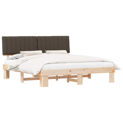 Letto con Testiera Rivestita Talpa 180 x 200 cm Pino massello | homemem39