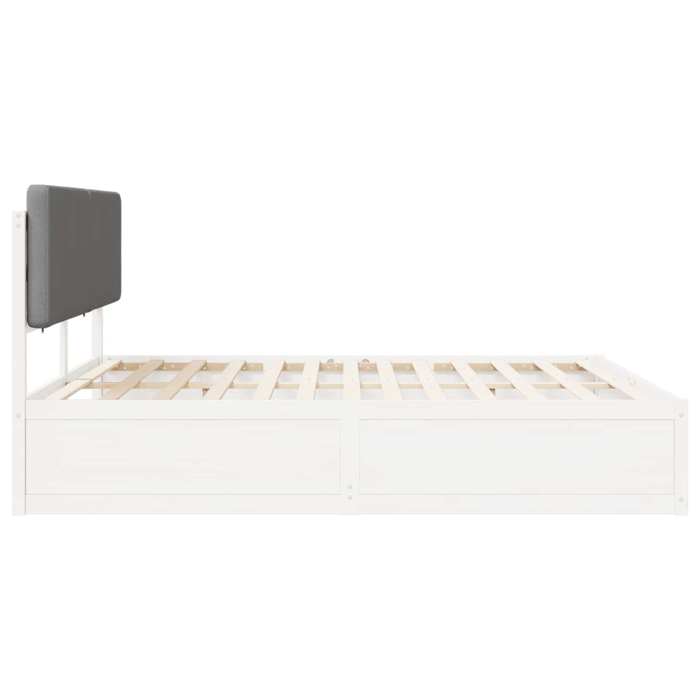 Letto con Testiera Rivestita Grigio chiaro 180 x 200 cm | homemem39