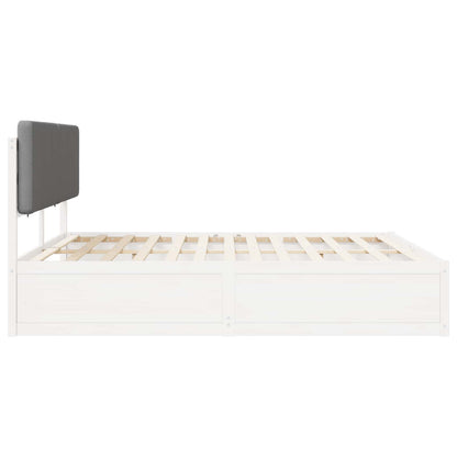 Letto con Testiera Rivestita Grigio chiaro 180 x 200 cm | homemem39