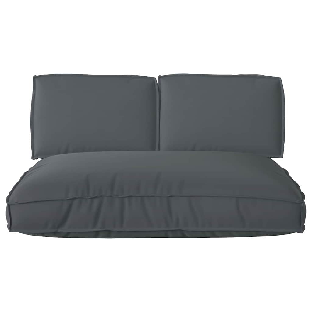 Set di Cuscini 3 pcs Antracite Tessuto Oxford | homemem39