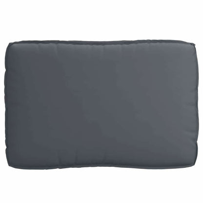 Set di Cuscini Tessuto Oxford Antracite 120 x 80 x 52 cm