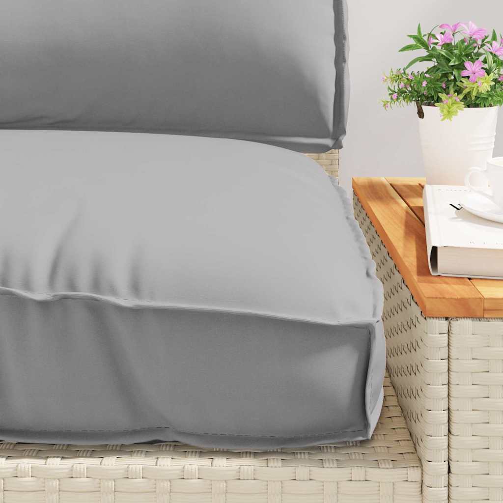 Set di Cuscini 3 pcs Grigio Tessuto Oxford | homemem39