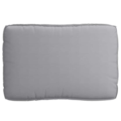 Set di Cuscini Tessuto Oxford Grigio 120 x 80 x 52 cm