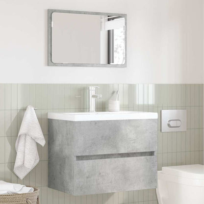 Set di mobili per il bagno Grigio cemento 60 x 38,3 x 45 cm | homemem39
