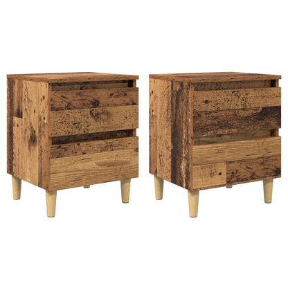 Mobiletti da letto 2 pcs Legno vecchio 40 x 35 x 50 cm | homemem39
