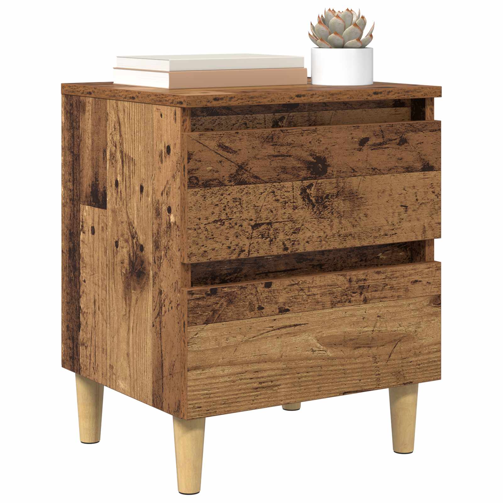 Mobiletti da letto 2 pcs Legno vecchio 40 x 35 x 50 cm | homemem39