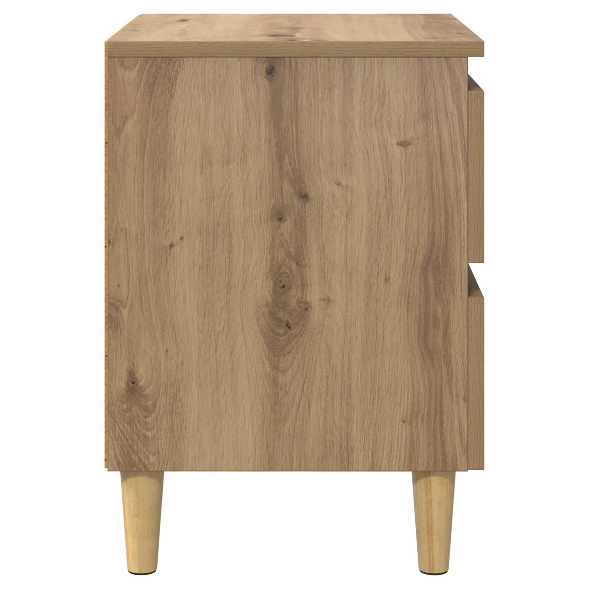Armadietto per letto Rovere artigianale 40 x 35 x 50 cm | homemem39
