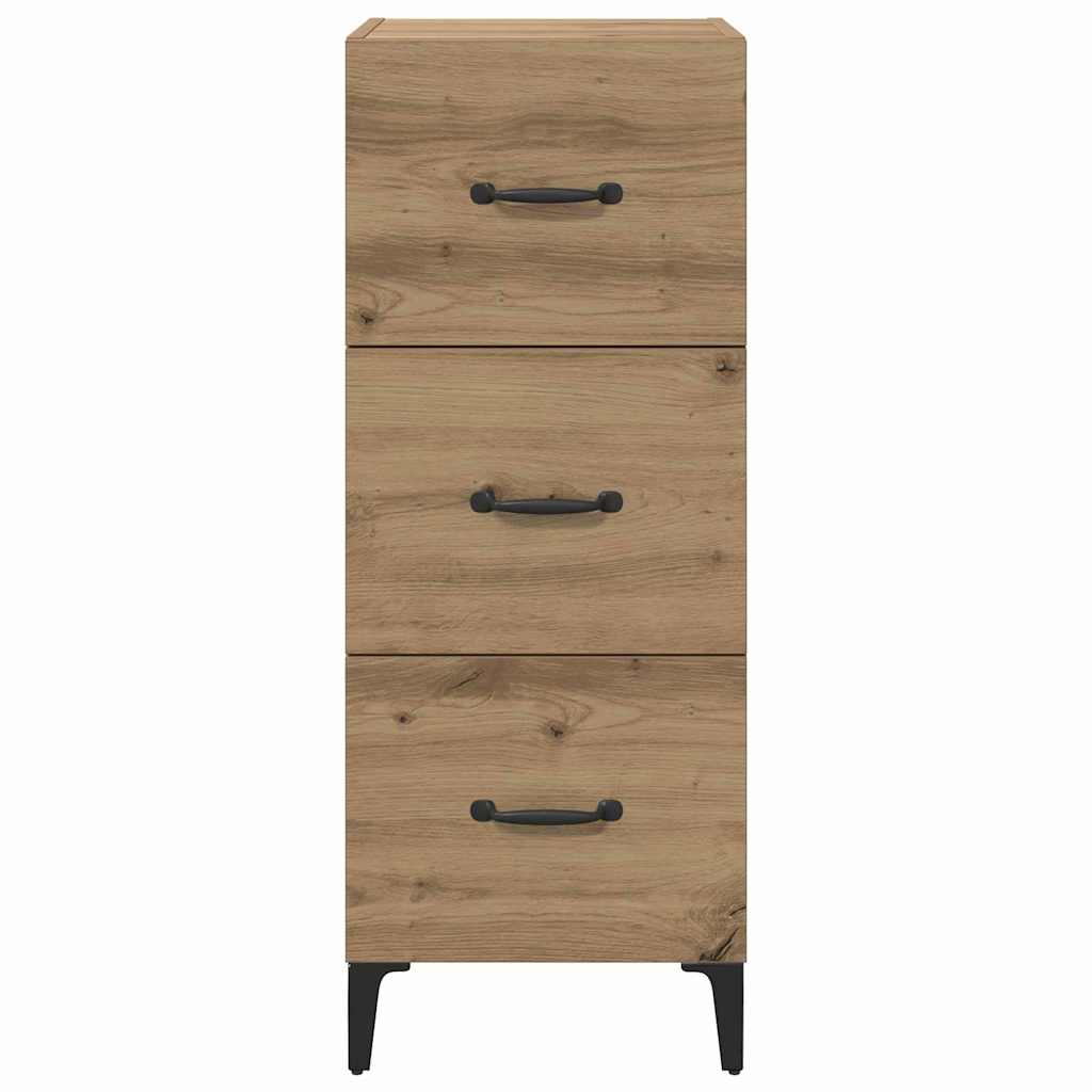Credenza Rovere artigianale 34,5 x 34 x 90 cm Legno multistrato