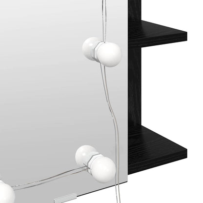 Mobiletto per specchio Rovere Nero 70 x 16,5 x 60 cm | homemem39